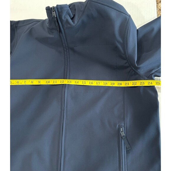 Timberland Jacket Men’s Size Large Color Navy Blue Softshell Zip Fleeced Lined - Picture 7 of 11